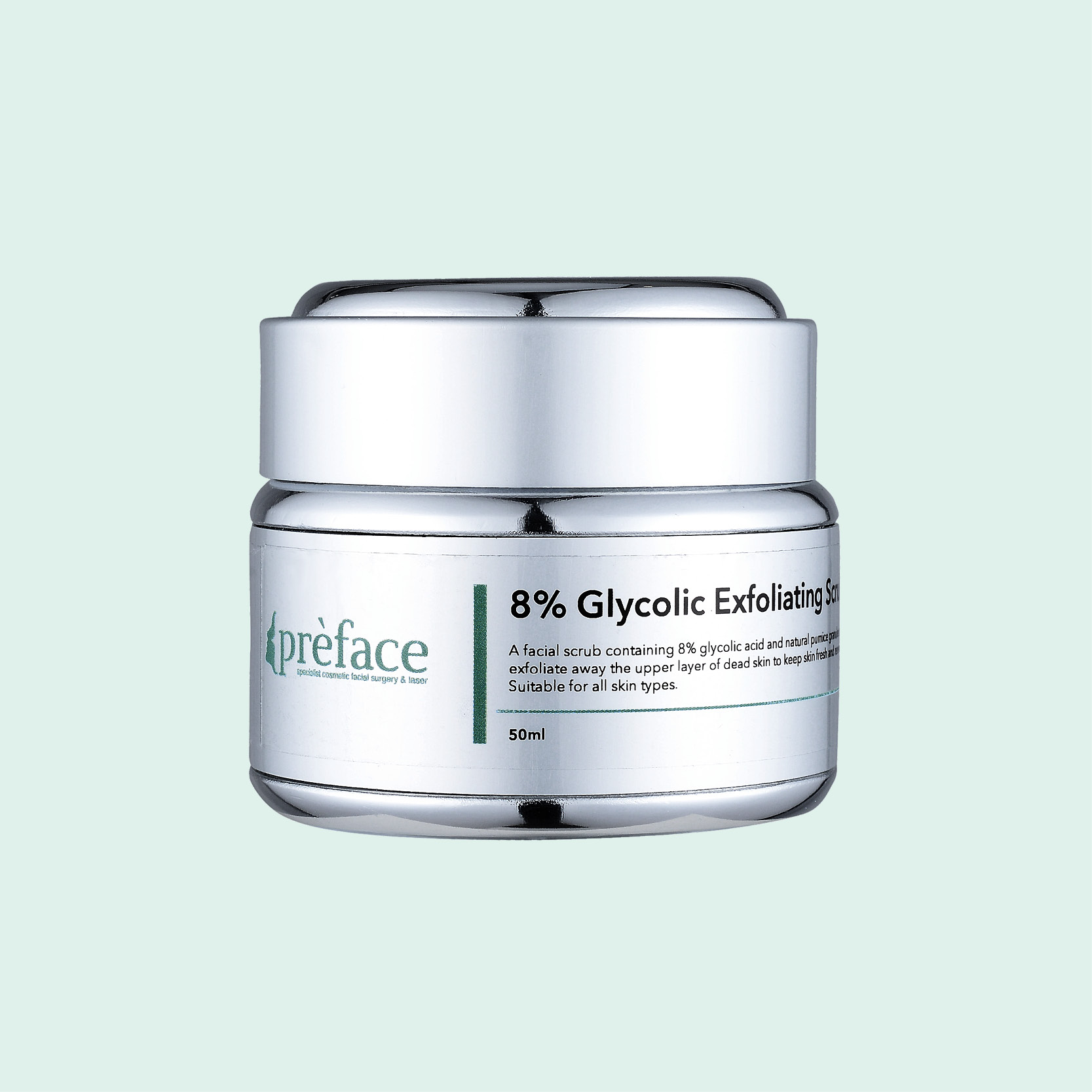 8% Glycolic Exfoliating Scrub 50ml